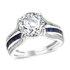 Moissanite & Masoala Sapphire