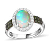 Ethiopian Welo Opal & Chrome Diopside
