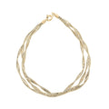 Nastri Italian 10K Yellow Gold Bracelet (7.50 In) 1.35 Grams - Sticky add to cart bar
