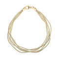 Mare Italian 10K Yellow Gold Bracelet (7.50 In) 2.40 Grams - Sticky add to cart bar