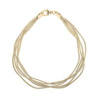 Mare Italian 10K Yellow Gold Bracelet (7.50 In) 2.40 Grams