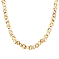 Specchio Rolo Italian 10K Yellow Gold Necklace 18 Inches 12.95 Grams
