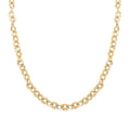 Piccolo Specchio Rolo Italian 10K Yellow Gold Chain Necklace 18 Inches 7.30 Grams - Sticky add to cart bar