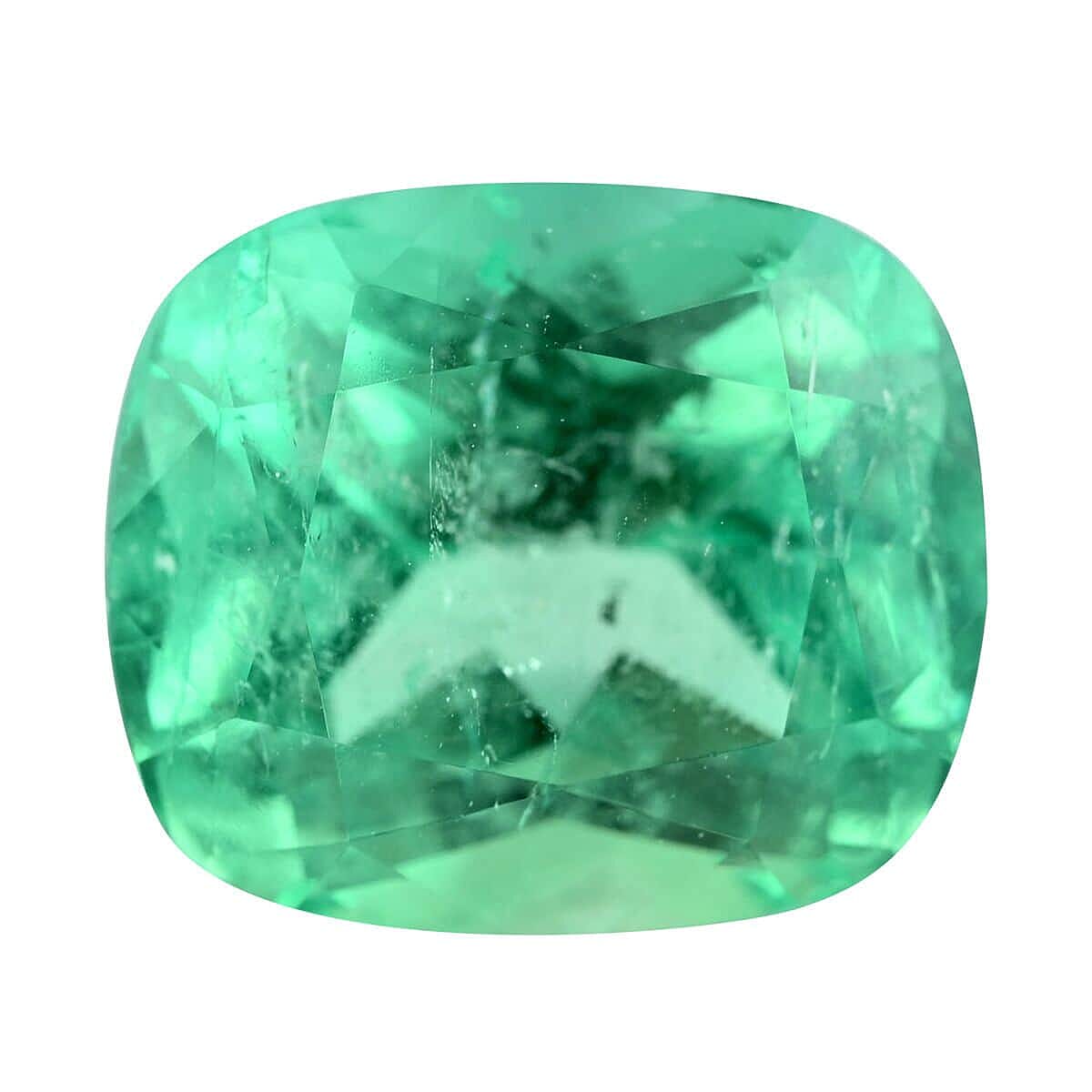 AAA Boyaca Colombian Emerald (Cush Free Size) 1.00 ctw