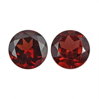 Mozambique Garnet Set of 2 (Rnd 7 mm) 2.66 ctw Loose gemstone