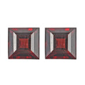 AA Mozambique Garnet Set of 2 (Sqr 7 mm) 3.86 ctw Loose gemstone - Sticky add to cart bar