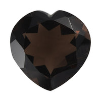 AA Brazilian Smoky Quartz (Hrt 12 mm) 4.35 ctw Loose Gemstone