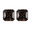 AA Brazilian Smoky Quartz Set of 2 (Oct 11x11 mm) 10.84 ctw Loose Gemstone - Sticky add to cart bar