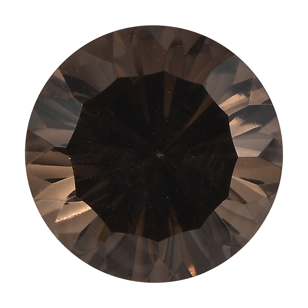 AA Brazilian Smoky Quartz (Rnd 12 mm) 5.69 ctw Loose Gemstone