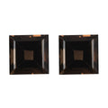 AA Brazilian Smoky Quartz Set of 2 (Sqr 10 mm) 7.64 ctw Loose Gemstone - Sticky add to cart bar