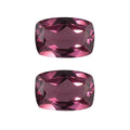Tanzanian Wine Garnet Set of 2 (Cush 6x4 mm) 1.14 ctw Loose gemstone - Sticky add to cart bar