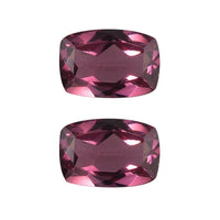 Tanzanian Wine Garnet Set of 2 (Cush 6x4 mm) 1.14 ctw Loose gemstone