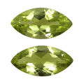 Peridot Set of 2 (Mrq 10x5 mm) 1.74 ctw Loose gemstone - Sticky add to cart bar
