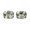 Montezuma Prasiolite Set of 2 (Cush 9x7 mm) 3.52 ctw Loose Gemstone - Sticky add to cart bar