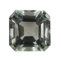 Asscher Cut AA Montezuma Prasiolite (Oct 10x10 mm) 4.52 ctw - Sticky add to cart bar
