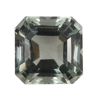 Asscher Cut AA Montezuma Prasiolite (Oct 10x10 mm) 4.52 ctw