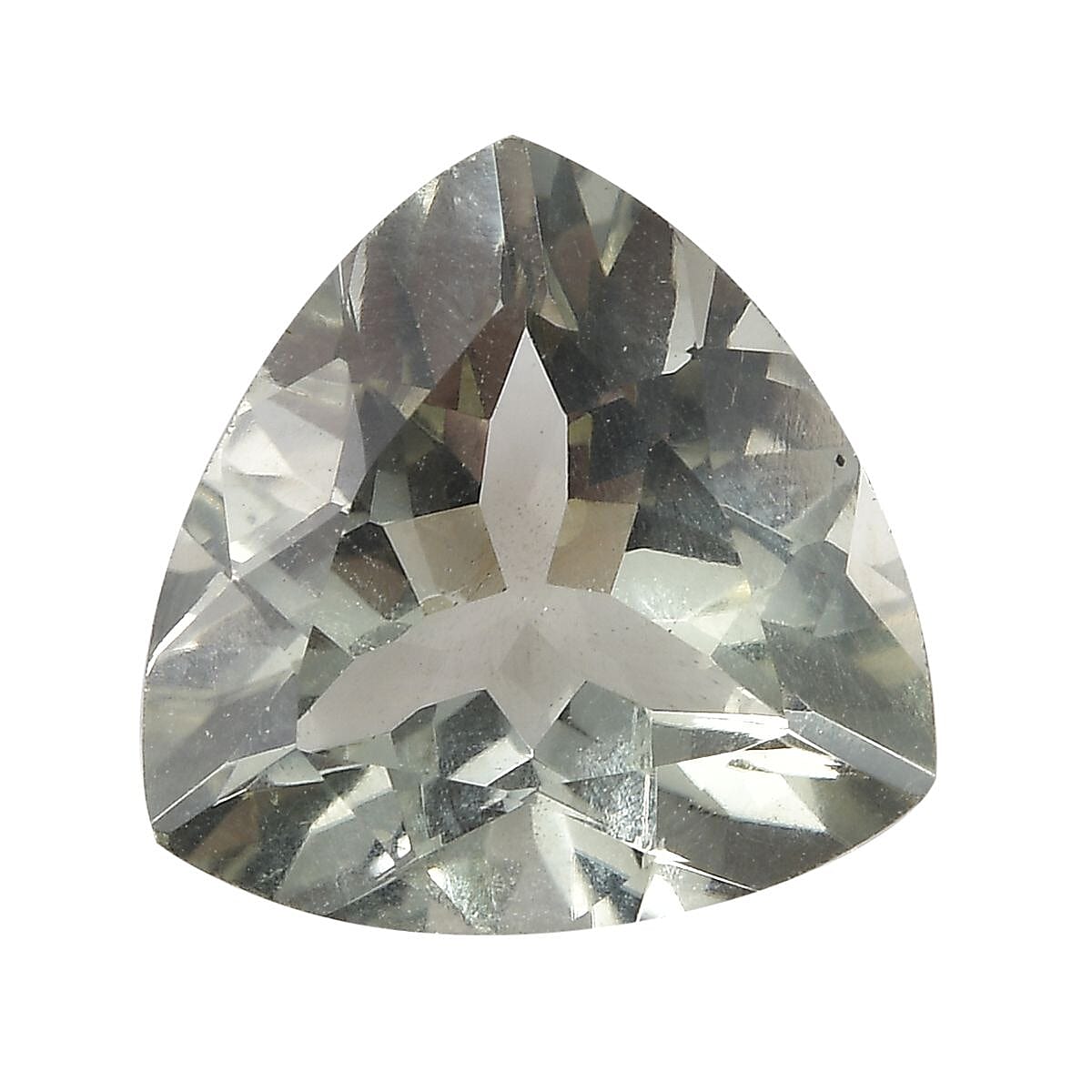 Montezuma Prasiolite (Trl 13 mm) 5.26 ctw Loose Gemstone