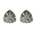 Montezuma Prasiolite Set of 2 (Trl 9 mm) 4.18 ctw Loose Gemstone - Sticky add to cart bar