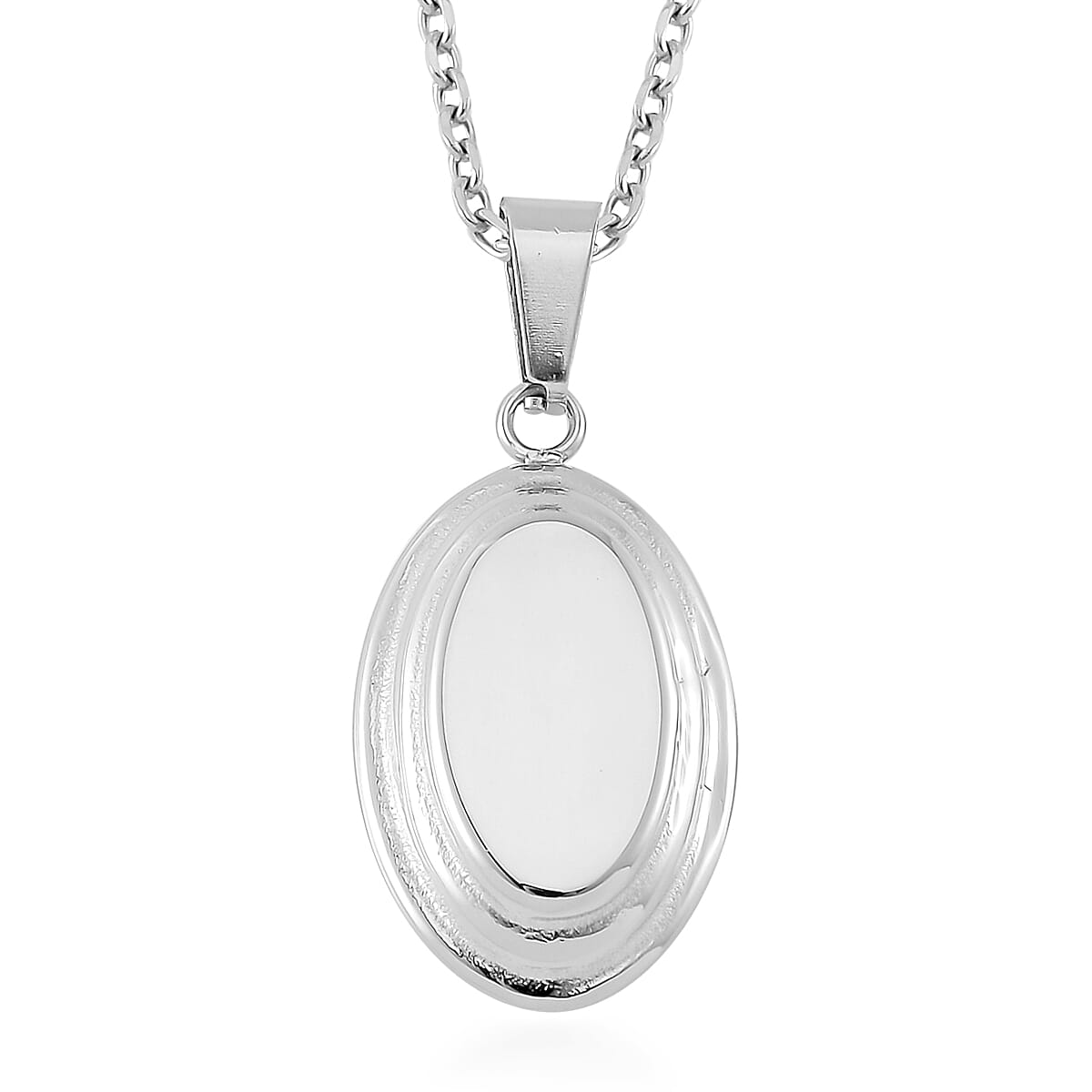 Dog Tag Pendant Necklace (24 Inches) in ION Plated Black Stainless Steel