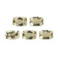 Green Gold Quartz Set of 5 (Cush 6x4 mm) 2.52 ctw Loose gemstone - Sticky add to cart bar