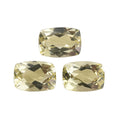 Green Gold Quartz Set of 3 (Cush 7x5 mm) 2.41 ctw Loose gemstone - Sticky add to cart bar