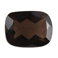 AA Brazilian Smoky Quartz (Cush 8x6 mm) 1.21 ctw Loose Gemstone