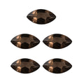 Brazilian Smoky Quartz Set of 5 (Mrq 10x5 mm) 4.38 ctw Loose gemstone - Sticky add to cart bar