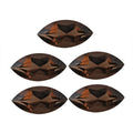AA Brazilian Smoky Quartz Set of 5 (Mrq 10x5 mm) 4.51 ctw Loose gemstone - Sticky add to cart bar