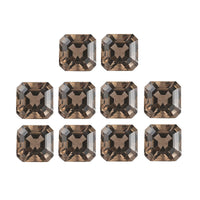 AA Brazilian Smoky Quartz Set of 10 (Oct 6x6 mm) 10.22 ctw Loose gemstone