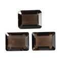 AA Brazilian Smoky Quartz Set of 3 (Oct 9x7 mm) 6.22 ctw Loose gemstone - Sticky add to cart bar