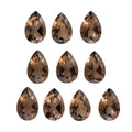 Brazilian Smoky Quartz Set of 10 (Pear 6x4 mm) 3.45 ctw Loose gemstone - Sticky add to cart bar