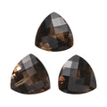 Brazilian Smoky Quartz Set of 3 (Trl 9 mm) 6.71 ctw Loose gemstone - Sticky add to cart bar