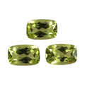 Hebei Peridot Set of 3 (Cush 6x4 mm) 1.50 ctw Loose gemstone - Sticky add to cart bar