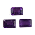 AA African Amethyst Set of 3 (Oct 6x4 mm) 1.51 ctw Loose gemstone - Sticky add to cart bar