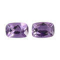 Rose De France Amethyst Set of 2 (Cush 6x4 mm) 0.86 ctw Loose gemstone - Sticky add to cart bar