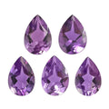 AA Rose De France Amethyst Set of 5 (Pear 6x4 mm) 1.69 ctw Loose gemstone - Sticky add to cart bar