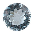 Swiss Blue Topaz (Rnd 11 mm) 5.11 ctw Loose gemstone - Sticky add to cart bar