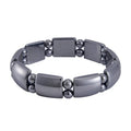 Terahertz Cushion Block and Beaded Stretch Bracelet 131.00 ctw - Sticky add to cart bar