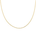 24K Yellow Gold Chain Necklace 18 Inches 3.50 Grams - Sticky add to cart bar