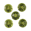 Peridot Set of 5 (Rnd 7 mm) 7.30 ctw Loose gemstone - Sticky add to cart bar