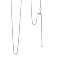 Sterling Silver Spiga Chain Necklace 24 Inches 4.60 Grams - Sticky add to cart bar