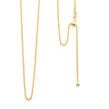 14K Yellow Gold Over Sterling Silver Spiga Chain Necklace 24 Inches 4.60 Grams - Sticky add to cart bar