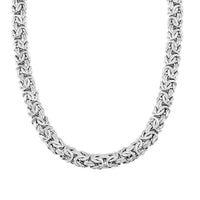 Sterling Silver Byzantine Necklace 20 Inches 46.5 Grams