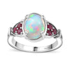 Ethiopian Welo Opal & Niassa Ruby