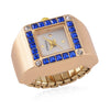 Blue Sapphire & White
