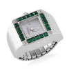 Emerald & White