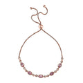 D'Joy Premium Narsipatnam Pink Spinel Bolo Bracelet in 18K Vermeil Rose Gold Over Sterling Silver 1.30 ctw - Sticky add to cart bar