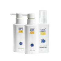 Clinical Results 3D Enhance Stem Cell Conditioner, 3D Thick & Full Stem Cell Shampoo, & 3D Volumizing  Texturizing Spray