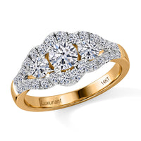 14K Yellow Gold Lab Grown Diamond (G-H, SI) Ring (Size 8.0) 1.60 ctw