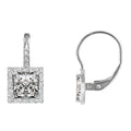 Simulated Diamond Earrings - Sticky add to cart bar